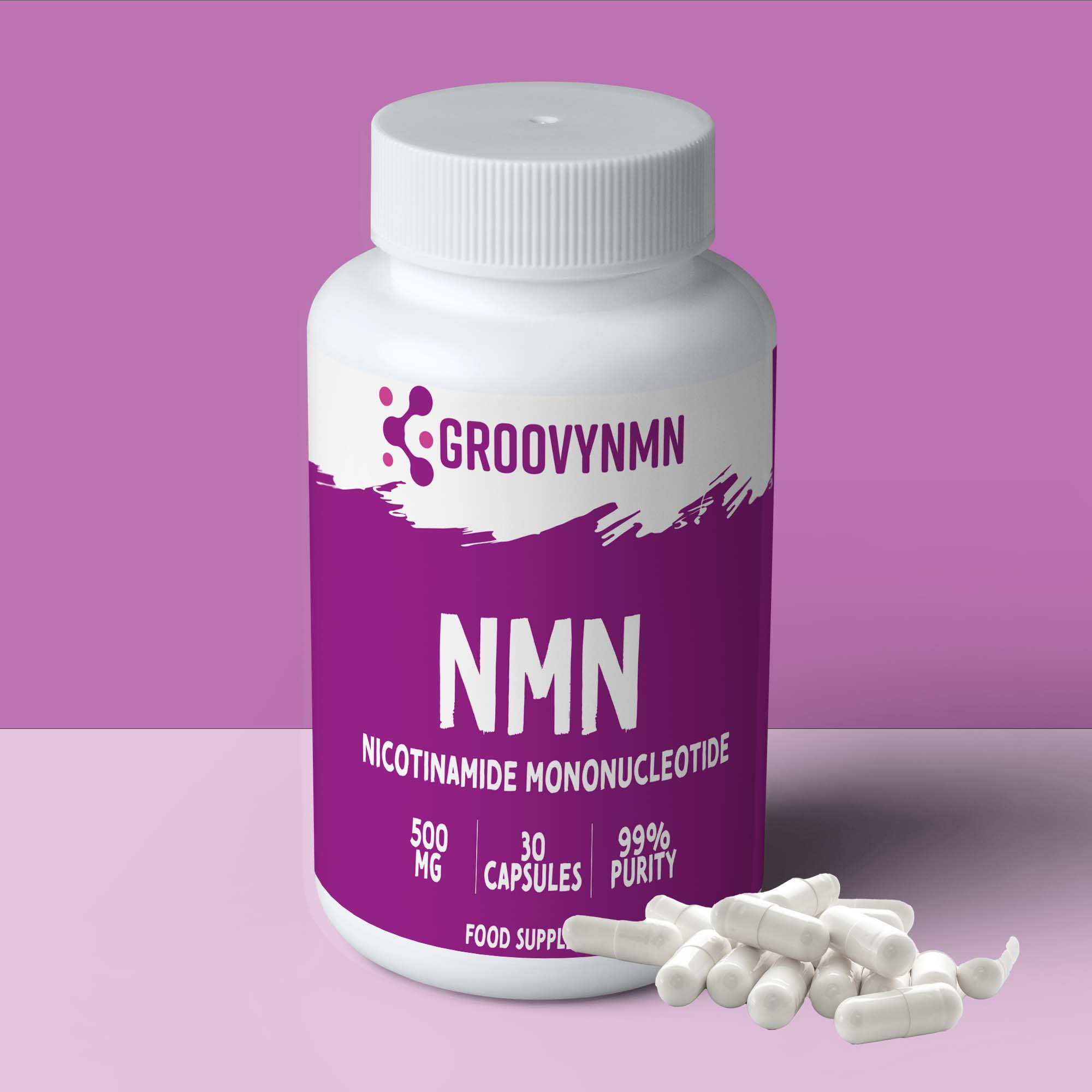 GroovyNMN Pure NMN | 500mg Capsules