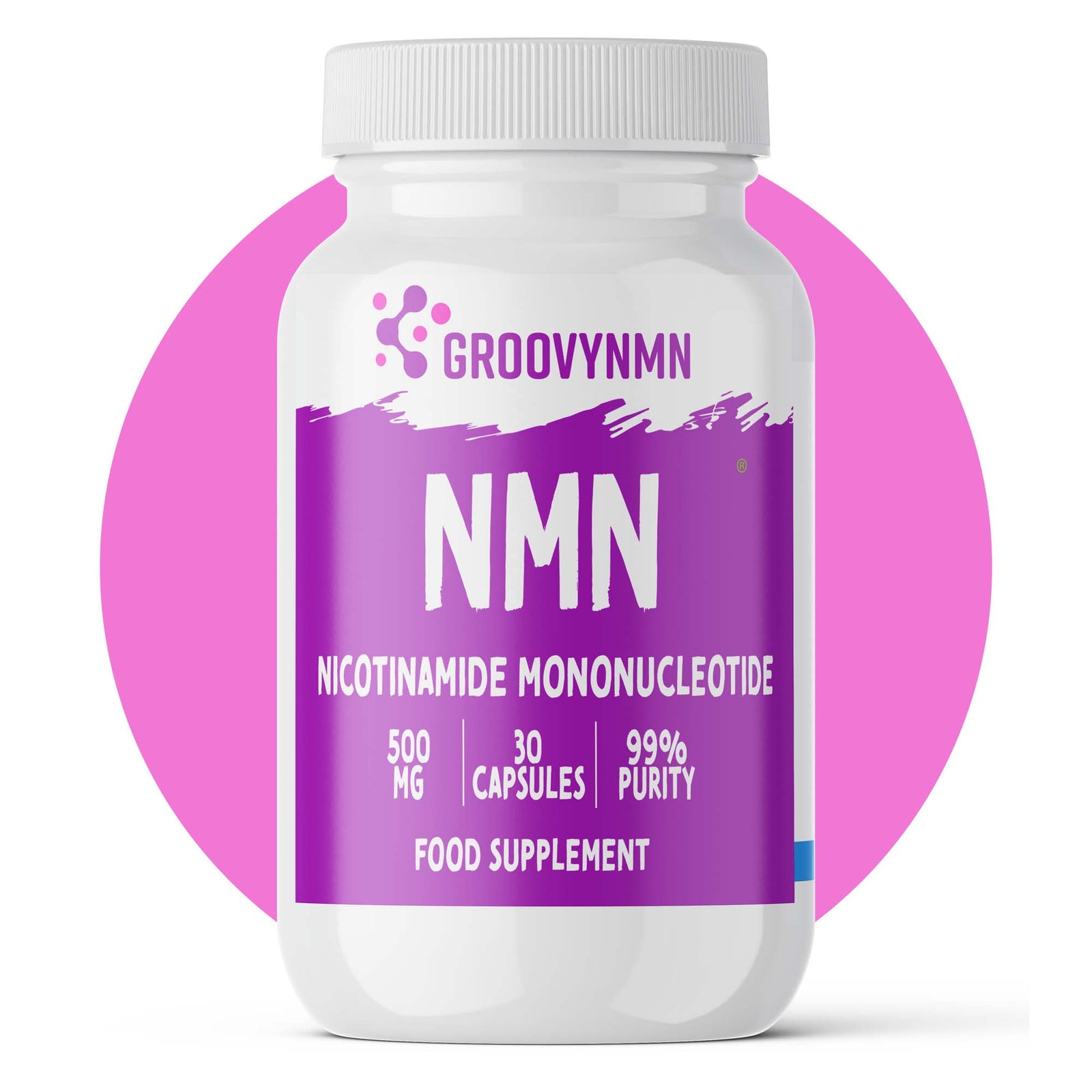 GroovyNMN Pure NMN | 500mg Capsules